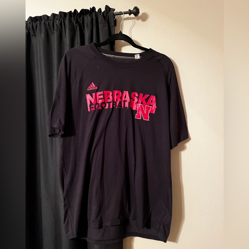 Nebraska Football Adidas T-Shirt